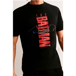 Camiseta Batman La Liga de la Justicia DC Comics - Negro y rojo
