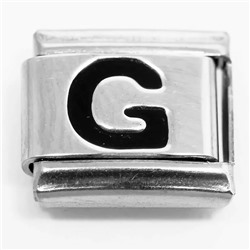 Звено для наборных браслетов  (Буква G)