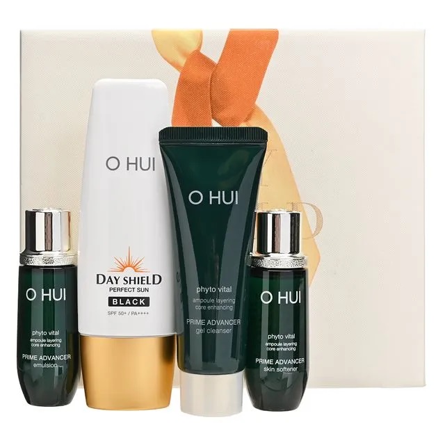 Sun special. Солнцезащитный крем o hui. O hui Day Shield perfect Sun Red Special Set. O hui Day Shield perfect Sun Red Special Set (50ml+40ml+40ml+40ml+1ea). Exile набор для ухода.