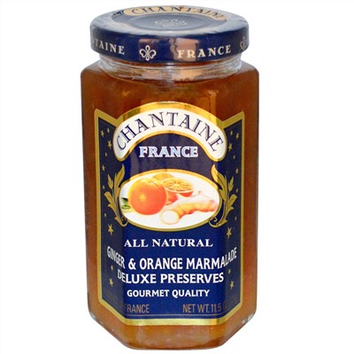 Chantaine, Пресервы люкс, имбирно-апельсиновый мармелад, 11,5 унции (325 г)