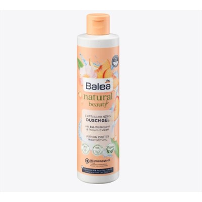 Dusche natural beauty Wildrose & Pfirsich, 250 ml