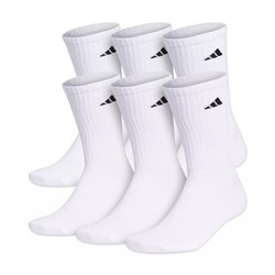 adidas Men's Cushioned Athletic 6-Pack Crew Socks