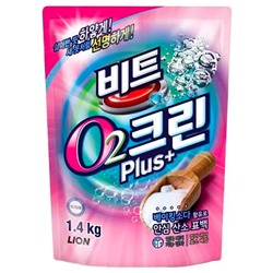 LION BEAT O2 Clean Plus Pouch Кислородный отбеливатель "Clean Plus" 1,4кг