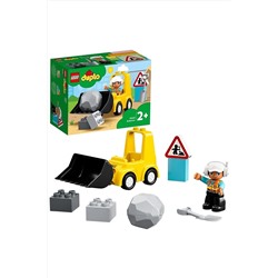 LEGO ® DUPLO® İnşaat Buldozeri 10930 - 2 Yaş ve Üzeri Çocuklar için İşlevsel Yapım Oyuncağı(10 Parça) RS-L-10930