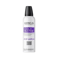 EPICA PROFESSIONAL
      
      Мусс для нейтрализации тёплых оттенков волос "COLD BLOND"