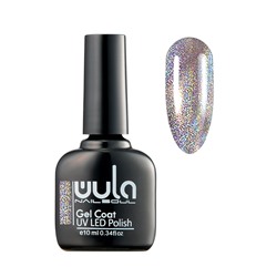 [WULA NAILSOUL] Гель- лак для ногтей Nailsoul Gel Coat UV LED Polish Holographic ТОН 200, 10 мл