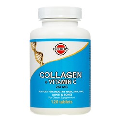DR. MYBO Collagen+Vtamin C Коллаген говяжий+Витамин С 120таб
