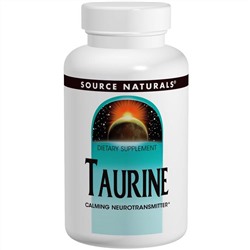 Source Naturals, Таурин, 500 мг, 120 таблеток