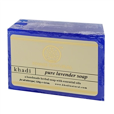 KHADI NATURAL Lavender soap Мыло с лавандой 125г