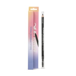 [SELFIE STAR] Карандаш для бровей с щеточкой КОРИЧНЕВЫЙ Delicate Eyebrow Pencil With Spiral Brush Brown 02, 1,6 гр