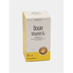 Ocean Витамин D3 10000 IU 50 капсул Orzax