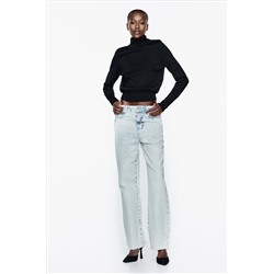 Z1975 STRAIGHT HIGH-WAIST CROPPED JEANS