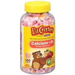 L'il Critters Calcium with Vitamin D Dietary Supplement Gummy Bears 150.0 ea
