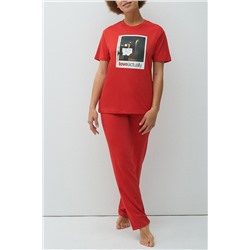 Camiseta y pantalón Love Actually Loveactualliz - Rojo