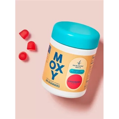 Moxy


Strawberry Hair / Skin / Nails


Dietary Supplement Gummies