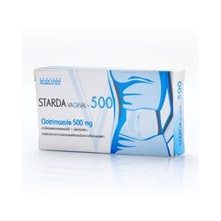 Свеча против кандидоза и хламидиоза Starda vaginal tablet-500 / Seven Stars Starda vaginal tablet-500 1pcs