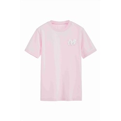 Темно-розовая футболка