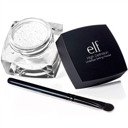 E.L.F. Cosmetics, Закрепляющая пудра для нанесения под глазами, высокой четкости, прозрачная, 0.04 унции (1.2 г)