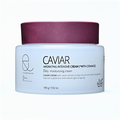 [ECO BRANCH] Крем для лица интенсивный ЭКСТРАКТ ИКРЫ увлажняющий Hydrating Intensive Caviar Cream, 100 мл