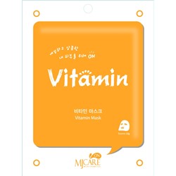 MJCARE ON VITAMIN MASK Тканевая маска для лица с витамином С 22г
