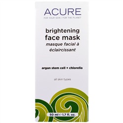 Acure Organics, Стимулирующая клетки маска для лица, 1,75 унция (50 мл)