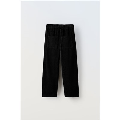 STRAIGHT FIT CORDUROY TROUSERS