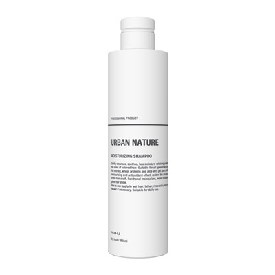 [URBAN NATURE] Шампунь для волос УВЛАЖНЯЮЩИЙ Moisturizing Shampoo, 250 мл