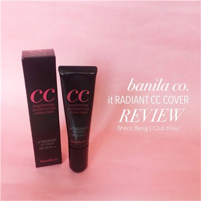 СС крем с отбеливающим эффектом CC Cream Banila Co. It Radiant CC Cover 30 мл