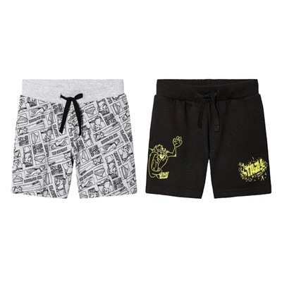 Kleinkinder Kinder Sweatshorts mit Textildruck