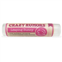 Crazy Rumors, 100% натуральный бальзам для губ, прыгающий кролик, слива абрикос, 4,4 мл (0,15 унции)