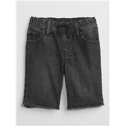 Kids Slim Denim Pull-On Shorts with Washwell
