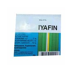 Таблетки от кашля и насморка  Iyafin 4 шт / Iyafin 4 tablets