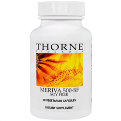 Thorne Research, Мерива 500 - СФ, без сои, 60 вегетарианских капсул