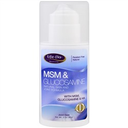 Life Flo Health, MSM & Glucosamine Cream, 3 oz (85 g)