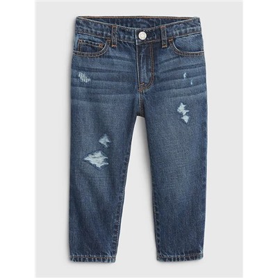 Toddler Distressed Mom Jeans