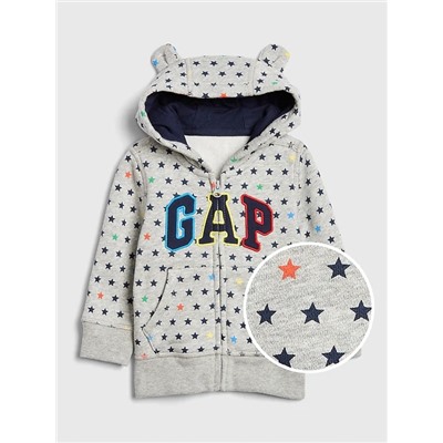 Baby Gap Logo Brannan Bear Hoodie Sweatshirt