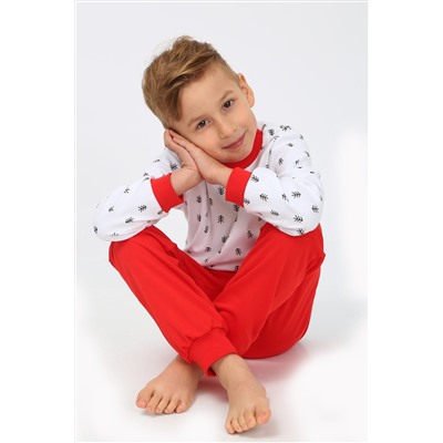 Детская пижама с брюками Елочки арт. ПЖИ/елочки НАТАЛИ #875027