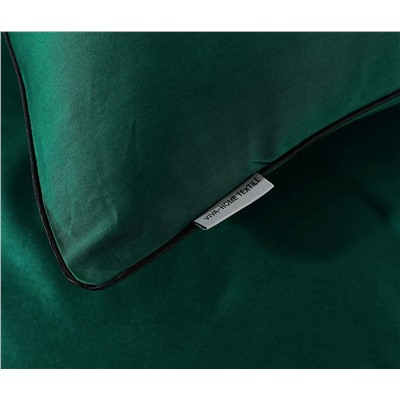 Комплект постельного белья Однотонный Сатин Элитный на резинке OCER018
