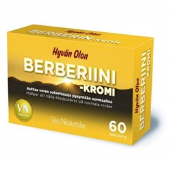 Hyvä Olon Berberine + Chromium витамины 60 таблеток
