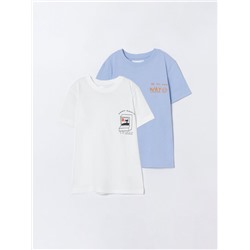 PACK OF 2 PRINTED T-SHIRTS