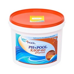 PH+Pool Хлор-60 Ударный в гранулах 4кг