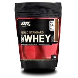 Optimum Nutrition, 100%-ная молочная сыворотка «Золотой стандарт», двойной обильный шоколад, 1 фунт (454 г)