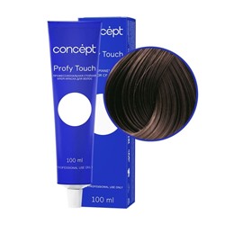 Профессиональный крем-краситель для волос Concept Profy Touch 5.7 Горький шоколад, 100 мл