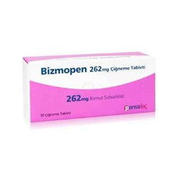 BIZMOPEN 262 mg 30 çiğneme tableti