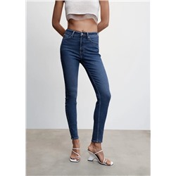 Jeans skinny tiro alto  -  Mujer | MANGO OUTLET España