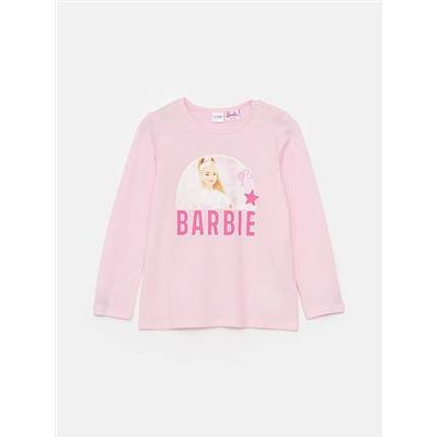 LC Waikiki Bisiklet Yaka Barbie Baskılı Uzun Kollu Kız Çocuk Pijama Takımı, LCW Kids                                            
                                            Bisiklet Yaka Barbie Baskılı Uzun Kollu Kız Çocuk Pijama Takımı