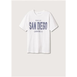 Camiseta algodón estampada -  Niño | MANGO OUTLET España