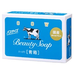 COW BRAND Blue Beauty SOAP Молочное туалетное мыло с ароматом жасмина 130 гр 1шт