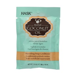 [HASK] Кондиционер для волос питательный КОКОСОВОЕ МАСЛО Hask Monoi Coconut Oil Nourishing Deep Conditioner Packet, 50 мл