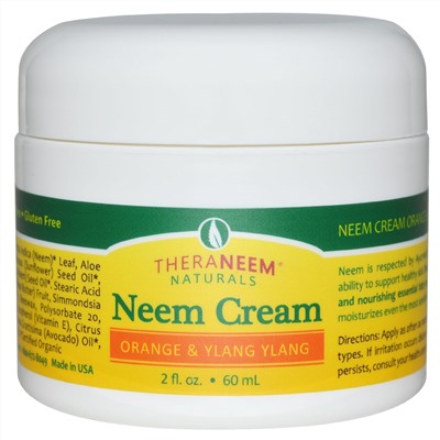 Organix South, TheraNeem, Neem Cream, Orange & Ylang Ylang, 2 fl oz (60 ml)